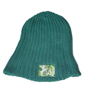 Love Your Melon Teal Cotton Beanie, Winter Knit Hat